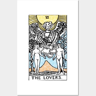 The Lovers - A Tarot Print Posters and Art